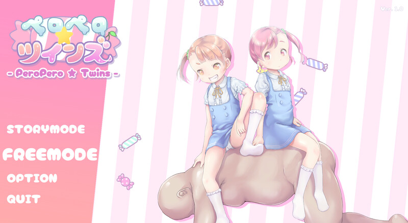 更新[互动SLG/抚摸触摸/Live2D动态] 舔舔☆双子 ペロペロ☆ツインズ v1.2 正式版 [2.20G]